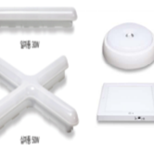 LED 일자 십자 직부 센서